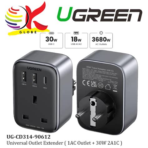 Ugreen Ug Cd Pd W In Ac Outlet W A C Universal