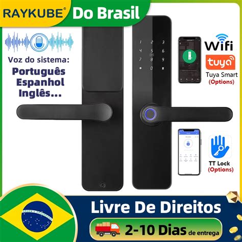 Raykube Impress O Digital Inteligente Fechadura Da Porta El Trica