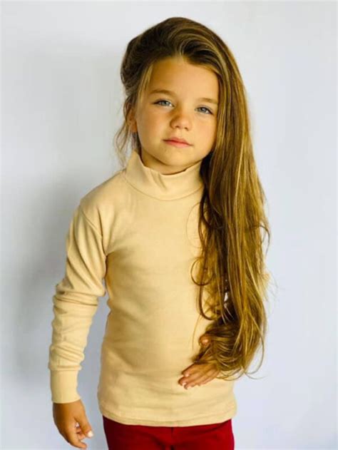 Weeones Bimbi High Quality Cotton Thermal Turtleneck Nude