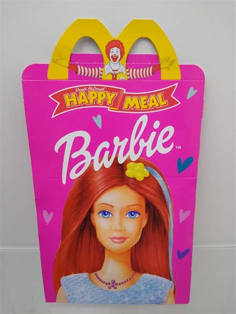 Barbie Mcdonalds Happy Meal Box From 2000 Collectable EBay Happy Meal