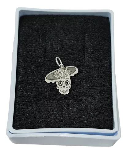 Dije De Catrina Con Sombrero En Plata Ley Mercadolibre