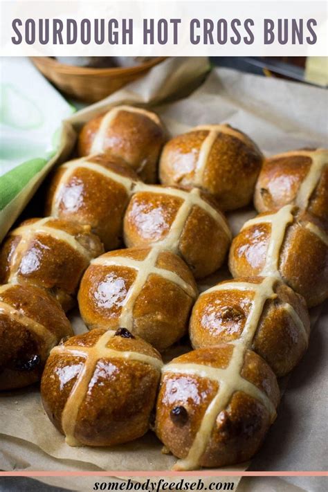 Sourdough Hot Cross Buns Step By Step Recipe Somebody Feed Seb Receita The Fresh