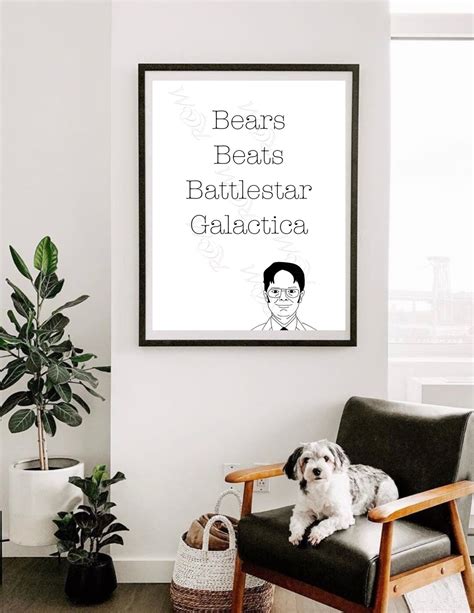 Bears. Beats. Battlestar Galactica. - Etsy