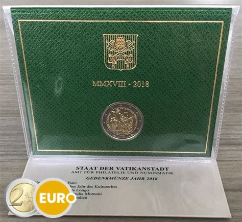 Euros Vatican Patrimoine Culturel Bu Fdc Eurocommemorative Fr