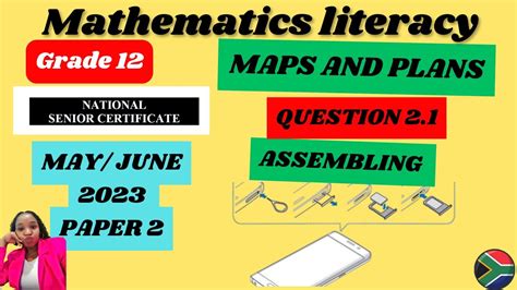 Grade Maths Lit Paper June Question Assembling Youtube