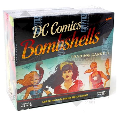 Dc Comics Bombshells Series 2 Trading Cards Cryptozoic Box