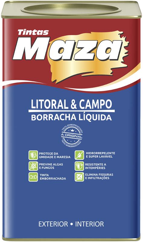 Borracha Liquida Litoral E Campo Maza Litros