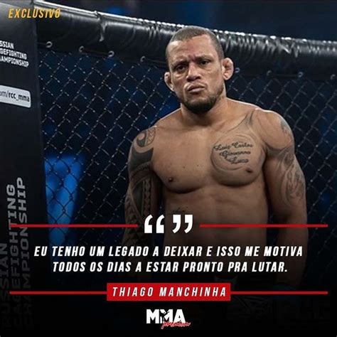 manchinhathiago é um dos lutadores mais experientes do MMA nacional