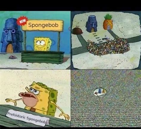 Ughs Hype Stand Spongegar Primitive Sponge Caveman Spongebob