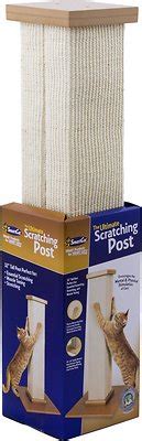 SMARTCAT The Ultimate 32 In Sisal Cat Scratching Post Free Shipping