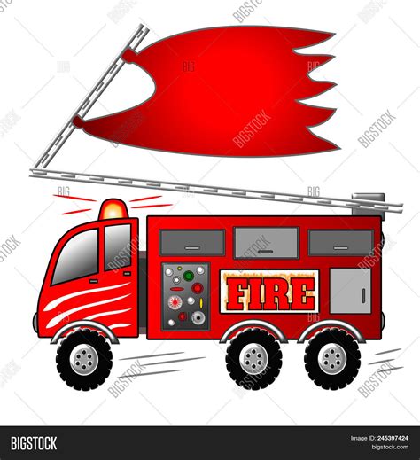 Fire Truck Clipart Cartoon Fire Engine