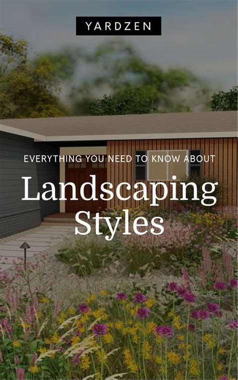 the front cover of yarden's guide to landscaping styles, including ...