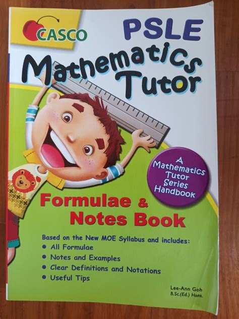 PSLE Math Tutor Formulas And Notes Hobbies Toys Books Magazines