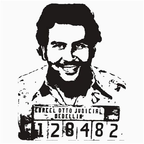 Pablo Escobar Mugshot Essential T Shirt By RiMKO Portraits De