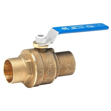 Homewerks Worldwide In Lead Free Brass Sweat X Sweat Ball Valve