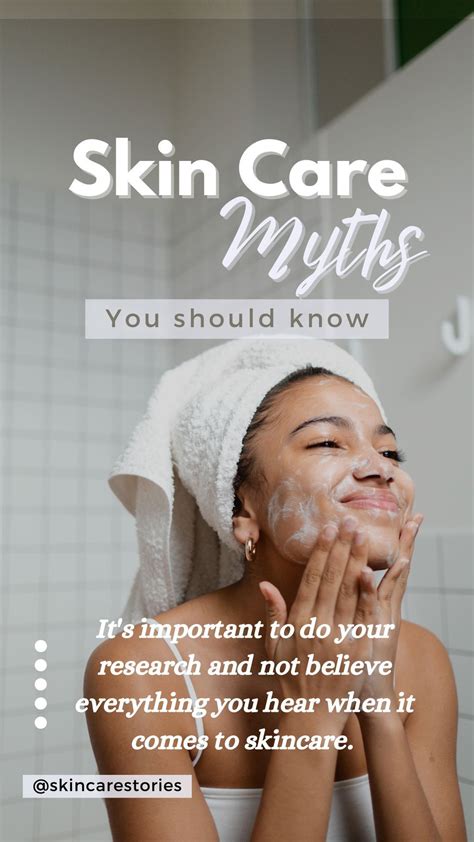 Skincare Facts Vs Myths в 2024 г