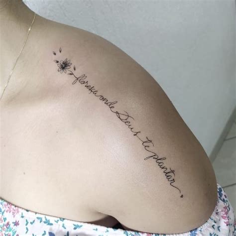 Tatuagens De Frases No Ombro Feminino O Guia Completo Para Inspirar