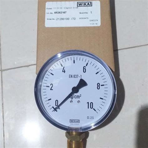 Jual Pressure Gauge Wika Bar Diameter Inch Di Seller Bena Store