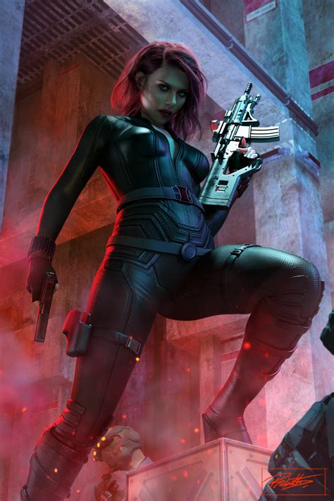 Black Widow: Lethal- Fan Art done by me. Artstation link in the 1st ...