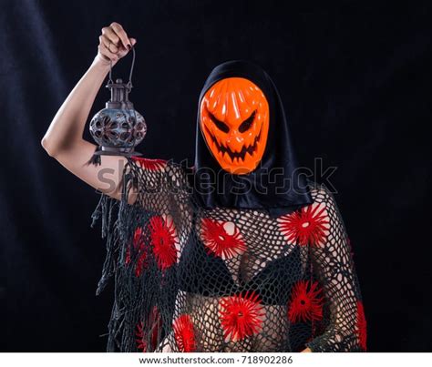 Girl Scary Halloween Mask Stock Photo 718902286 | Shutterstock