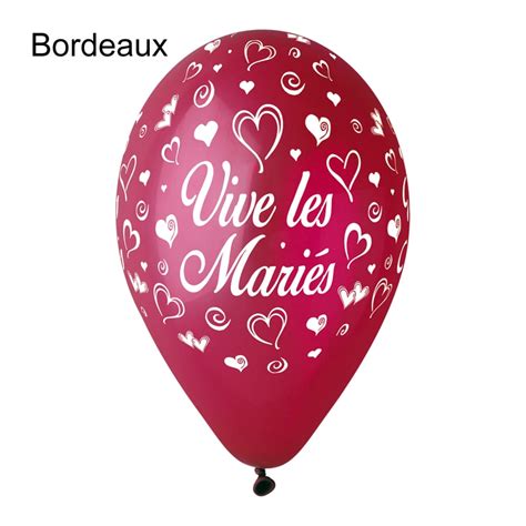 Ballons Vive Les Mari S