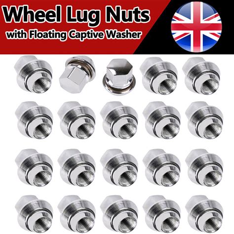 20 X Alloy Wheel Nuts For Ford Focus Mk1 Mk2 Mk3 M12 X 1 5 19MM Bolt