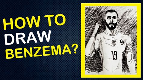 Drawing Karim Benzema Timelapse Drawing Art Benzema Youtube