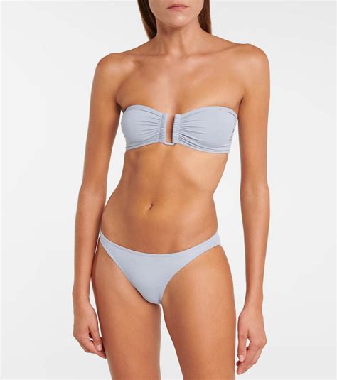 Eres Fripon Low Rise Bikini Bottoms Blue Editorialist