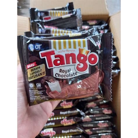 Tango Wafers Chocolate Flavor 21gr 21gr X 10pcs X Renceng Shopee