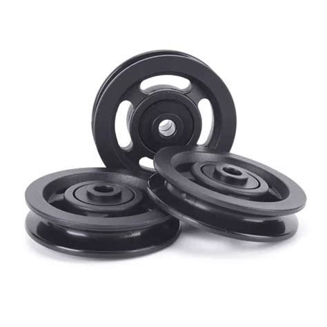 90MM BLACK BEARING Pulley Wheel Cable Gym Equipment Part Wearpr P KE