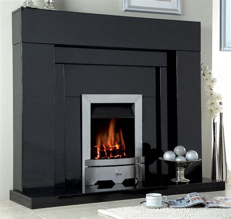 Black Granite Fireplace Surround – Design Gallery