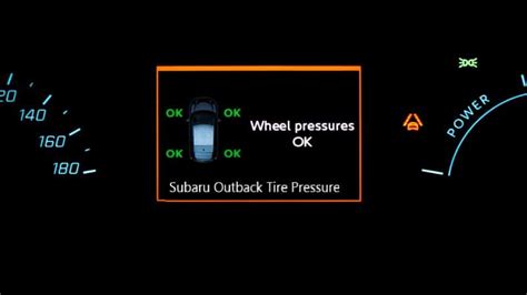 Subaru Outback Tire Pressure All You Need To Know Rx Mechanic