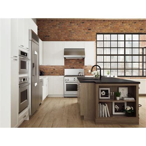 Hampton Bay Designer Series Melvern Assembled 30x42x12 In Wall Kitchen