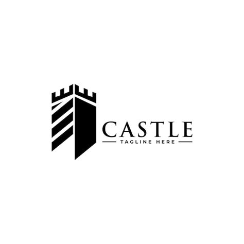 Premium Vector Castle Logo Icon Vector Template