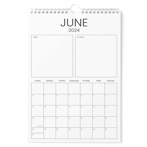 Calendar Vertical X Wall Calendar Runs Until June