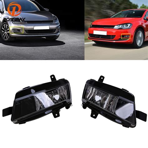 Possbay Clear Lens Car Fog Light Housing For 2012 2012 2013 2014 2015 2016 Vw Golf Mk7 5g Fog