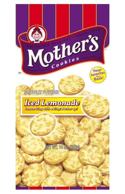 Mothers Iced Lemonade Cookies 14 Ounce Bags Pack Of 4