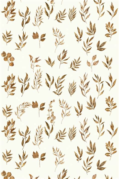 Boho autumn Peel and Stick Wallpaper or Non-pasted