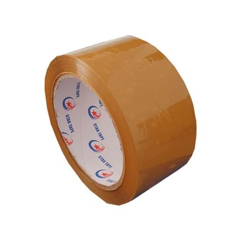 Jual Lakban Bening Coklat Star Tape Mm X Yard Di Seller Master