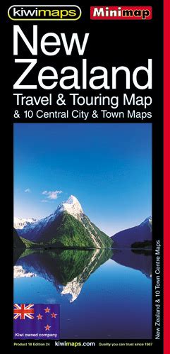 New Zealand Travel Touring Map For Sale Buy New Zealand Map For