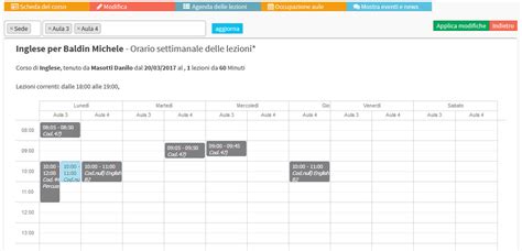 Software Per La Pianificazione Del Calendario Delle Lezioni