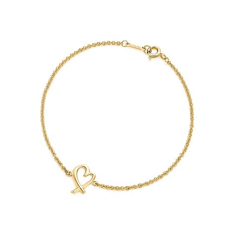 Paloma Picasso® Loving Heart Bracelet In 18k Gold Medium Tiffany And Co