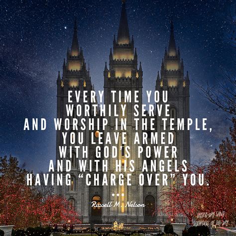 Every Time You Worthily Serve And Worship In The Temple Latter Day