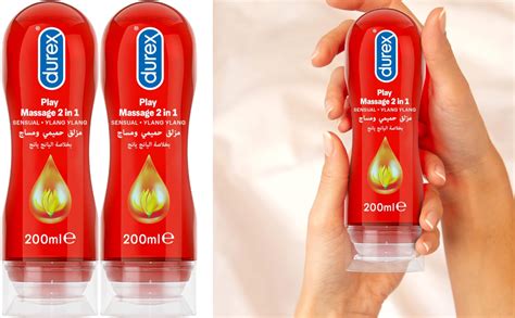 Durex Play Sensual Massage 2in1 Lube With Ylang Ylang 200ml Gel Twin