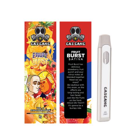 Gas Gang Disposable Vape Pen 1000mg Fruit Burst Milton