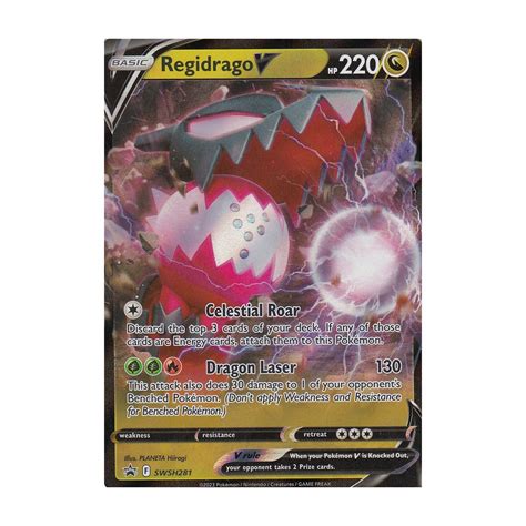 Regidrago V Swsh Englisch Swsh Promos Pokemon Karte G Nstig Kaufen