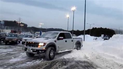 Ford F 150 Raptor Dominating The Snow All American Ford In Kingston