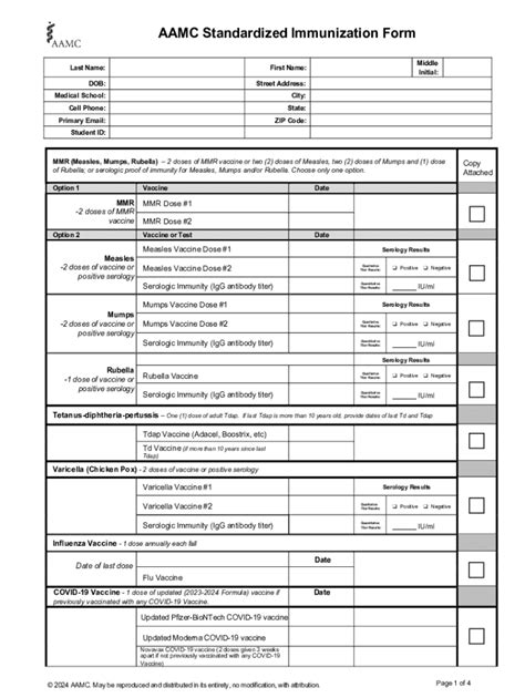 Printable Pet Shot Record