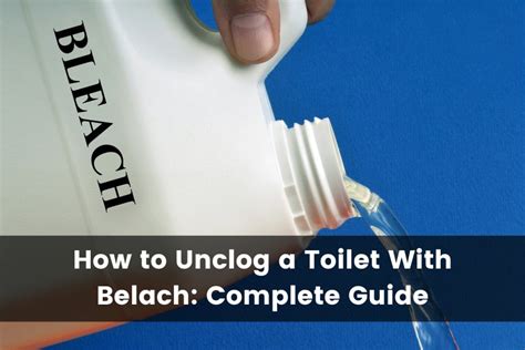 How To Unclog A Toilet With Bleach The Complete Guide 2025