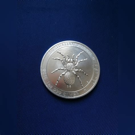 Srebrna moneta Australia 2015 1oz Ptasznik Pająk Warszawa Kup teraz